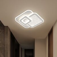 Aplica LED 45W Black Mirror Square (Patrata)