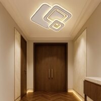 Aplica LED Trio Patrat Alb