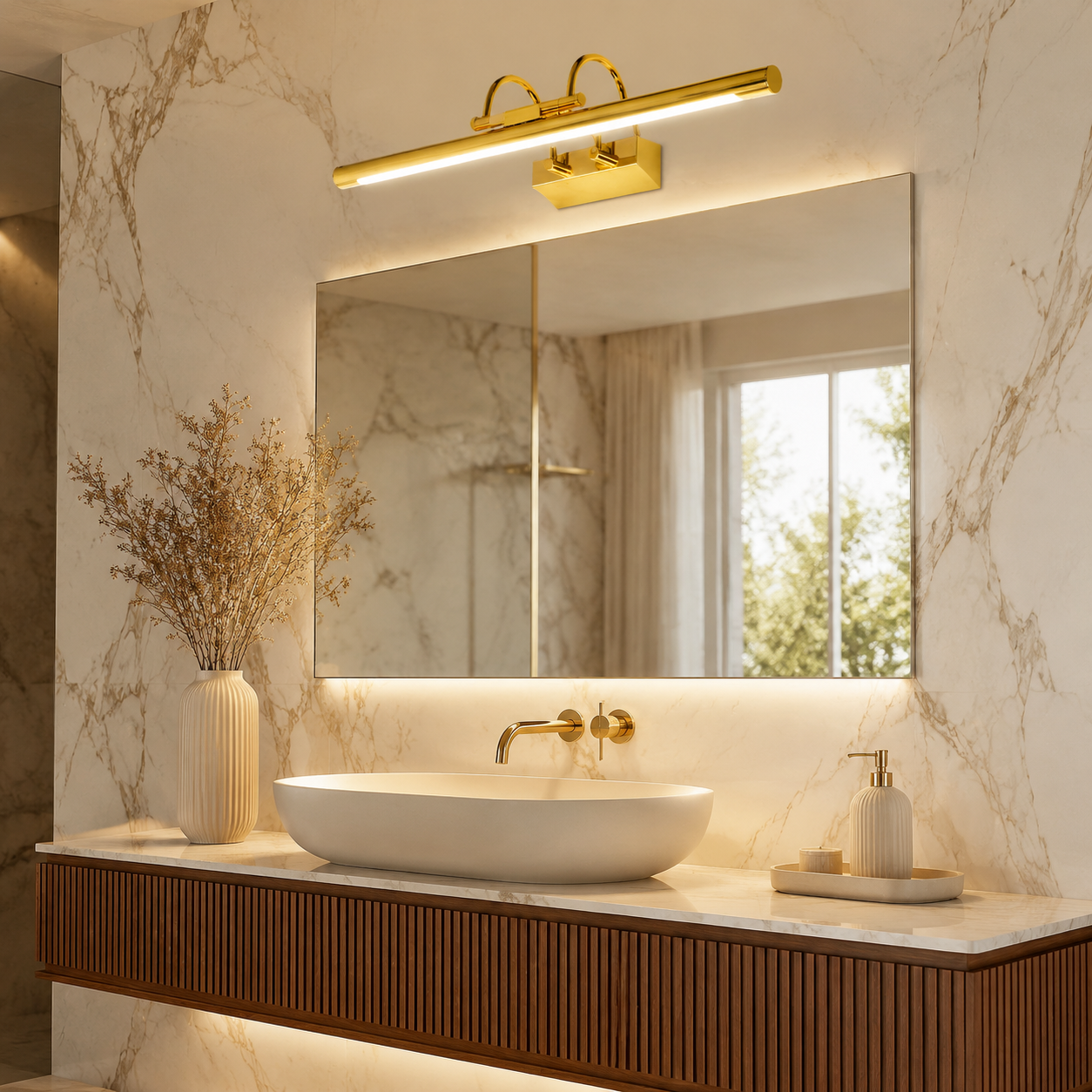 Aplica Baie LED Focus Gold (aurie) Aplica Baie LED Focus Gold (aurie)