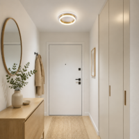 Aplica LED 30W Round Gold