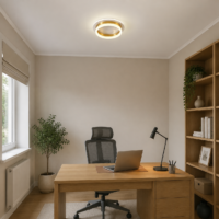 Aplica LED 30W Round Gold