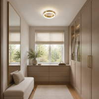 Aplica LED 30W Round Gold