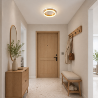 Aplica LED 30W Round Gold