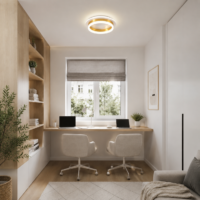 Aplica LED 30W Round Gold