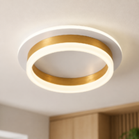 Aplica LED 30W Round Gold