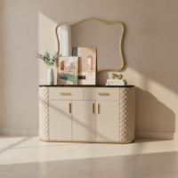 Comoda Beige piele ecologica 150x48