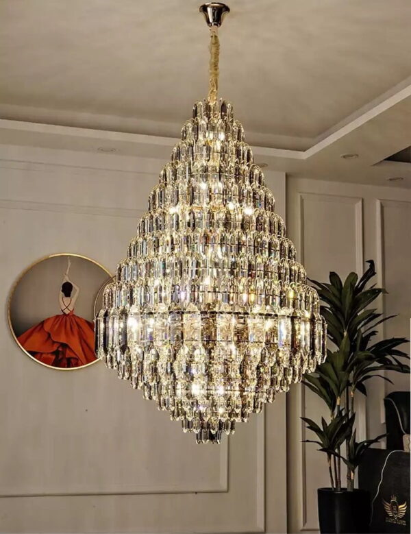 candelabru cu cristale