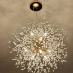 Candelabru Explosion Gold, 9 surse de iluminare, Lumina: Cald, Natural, Rece photo review