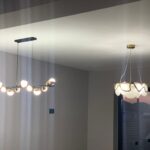 Candelabru LED 78W Bubbles Dining Negru photo review