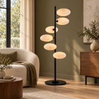 Lampadar Globes Moon Black 6 LDPT2174