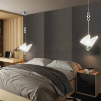 candelabru led butterfly