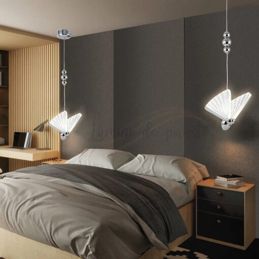 candelabru led butterfly