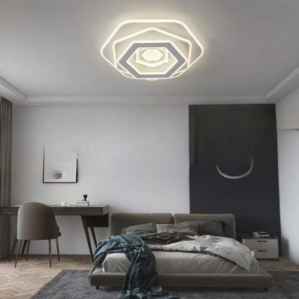 Plafoniera LED 204W Hexagonal 3-500
