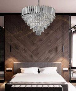 Candelabru LED bohemian silver