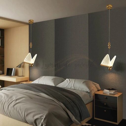 candelabru led butterfly