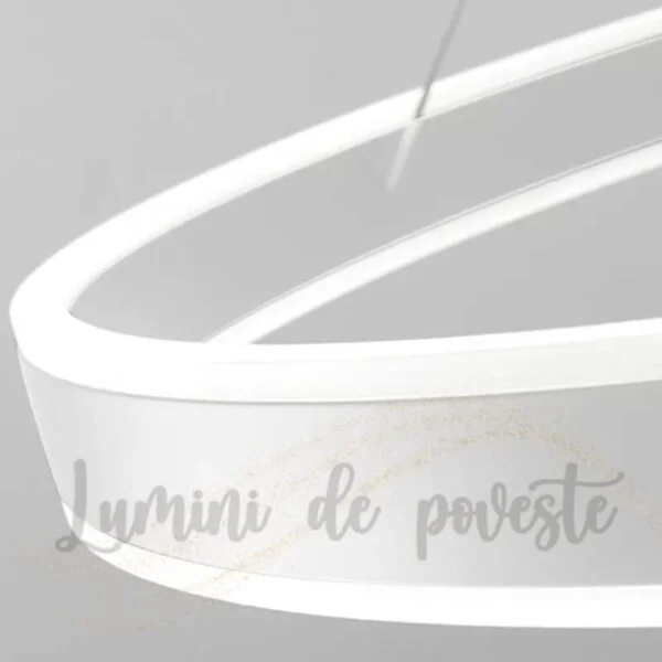 Poza pentru Candelabru LED 308W Alb 3, Telecomanda