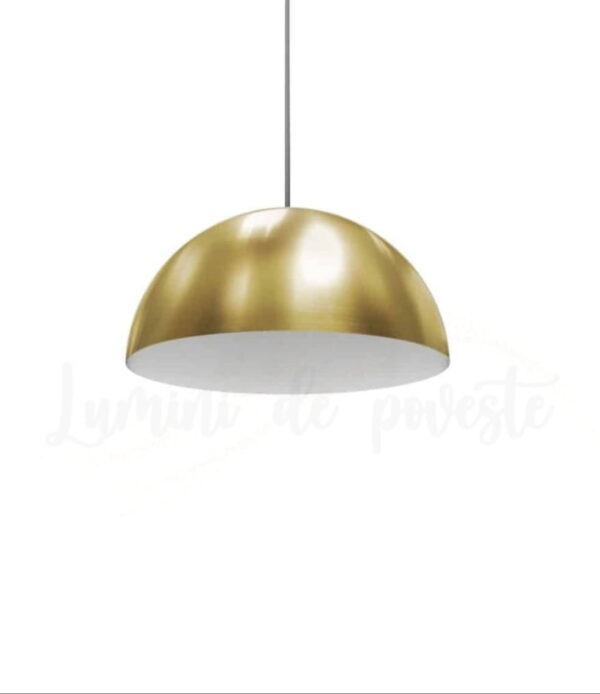 Pendul LED Golden Bowl