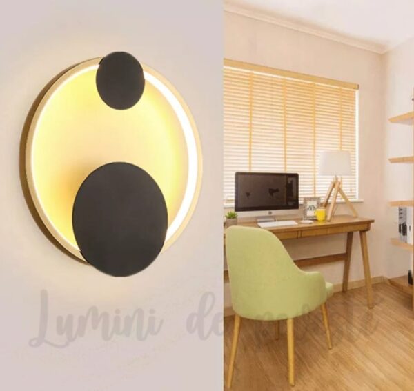 Aplica LED 12W Ring Gold