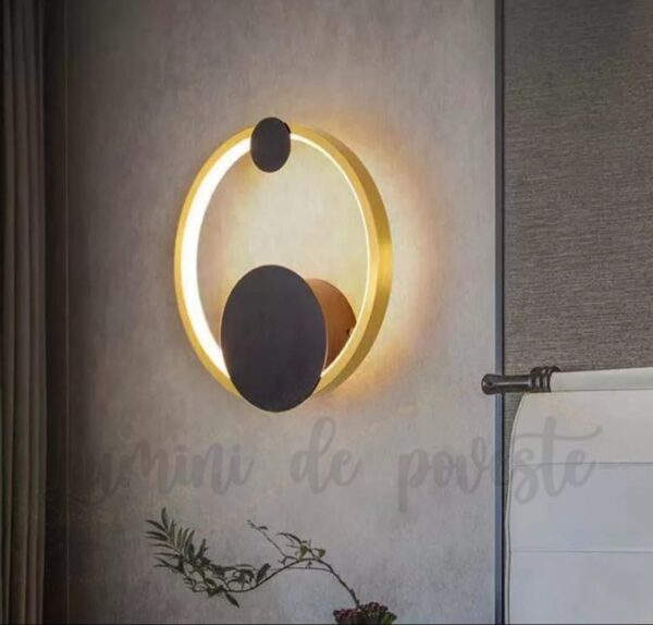 Aplica LED 12W Ring Gold