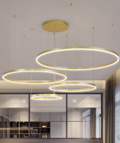 candelabru LED minimalist gold