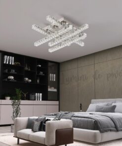 Lustra LED Krystal Zig Zag