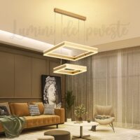 Candelabru LED Minimalist 2 Square