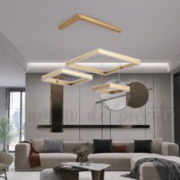 Candelabru LED Balance Minimalist Gold