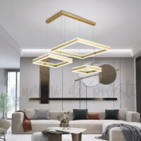 Candelabru LED Balance Minimalist Gold