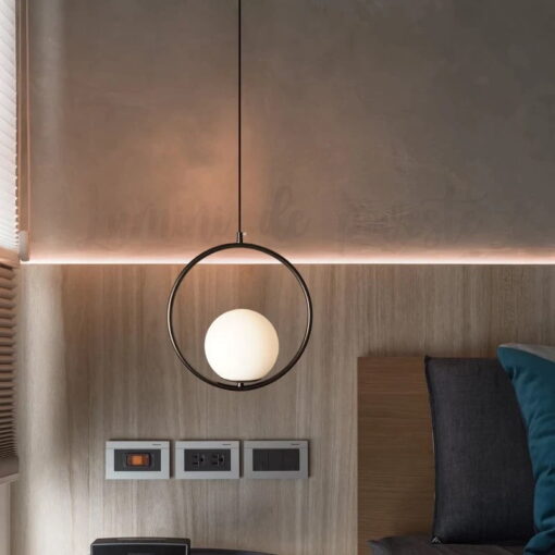 Pendul LED Moon Black