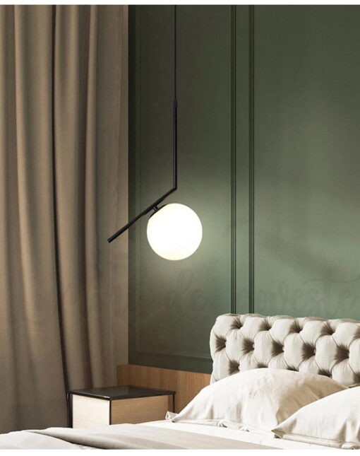 Pendul LED Moon Black