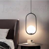 Pendul LED Moon Black