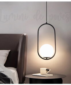 Pendul LED Moon Black