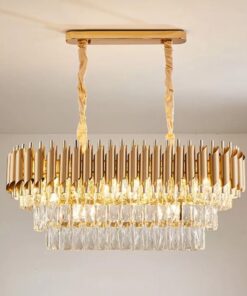 candelabru bohemian gold