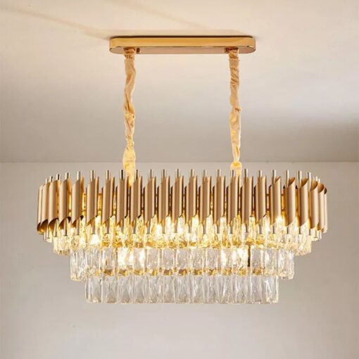 candelabru bohemian gold