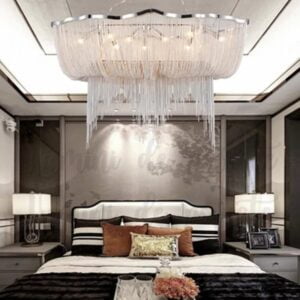 Candelabru zalle silver sparkles