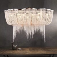 Candelabru zalle silver sparkles