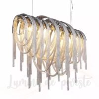 Candelabru Zalle Silver Dining 90x30x65