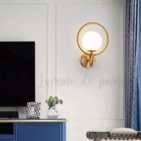 Aplcia LED Moon Round