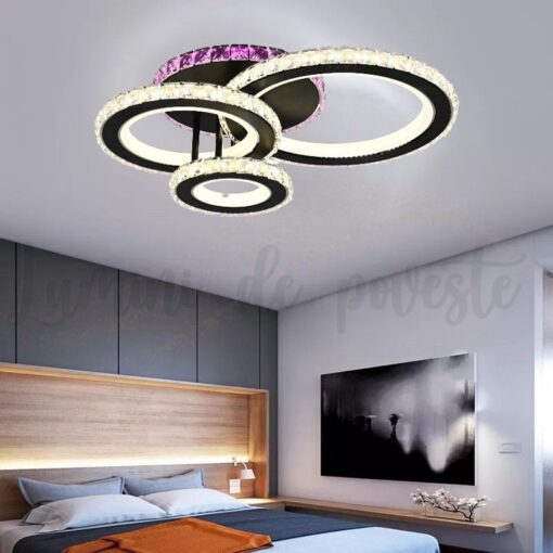 lustra led krystal 3