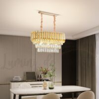 candelabru bohemian gold