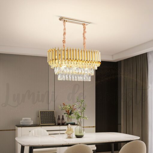 candelabru bohemian gold