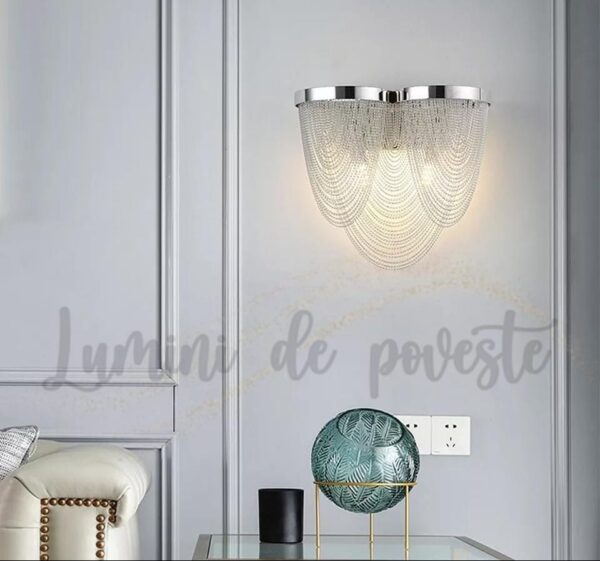 Aplica Zalle Silver 30x30