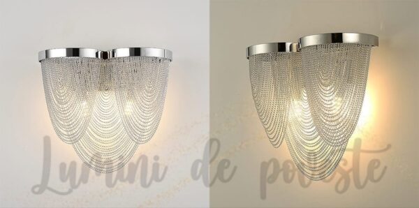 Aplica Zalle Silver 30x30