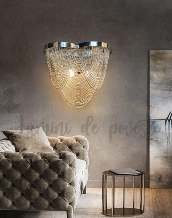 Aplica Zalle Silver 30x30