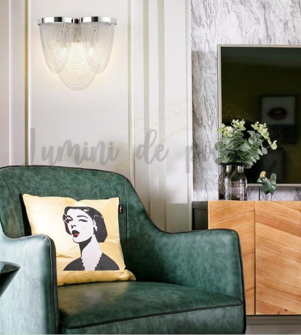 Aplica Zalle Silver 30x30