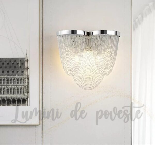 Aplica Zalle Silver 30x30