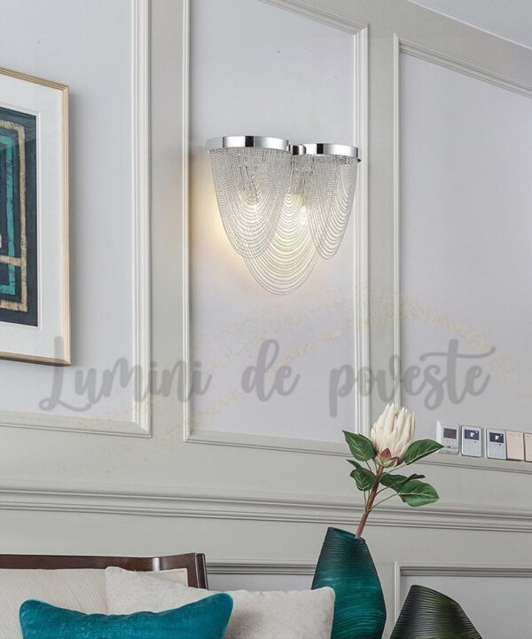 Aplica Zalle Silver 30x30