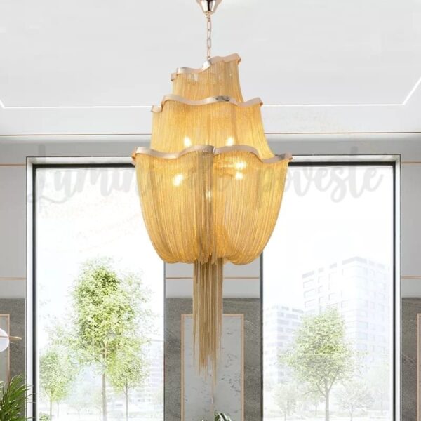 Candelabru zalle gold