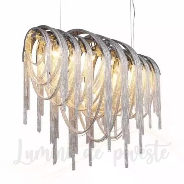 Candelabru Zalle Silver Dining 90x30x65
