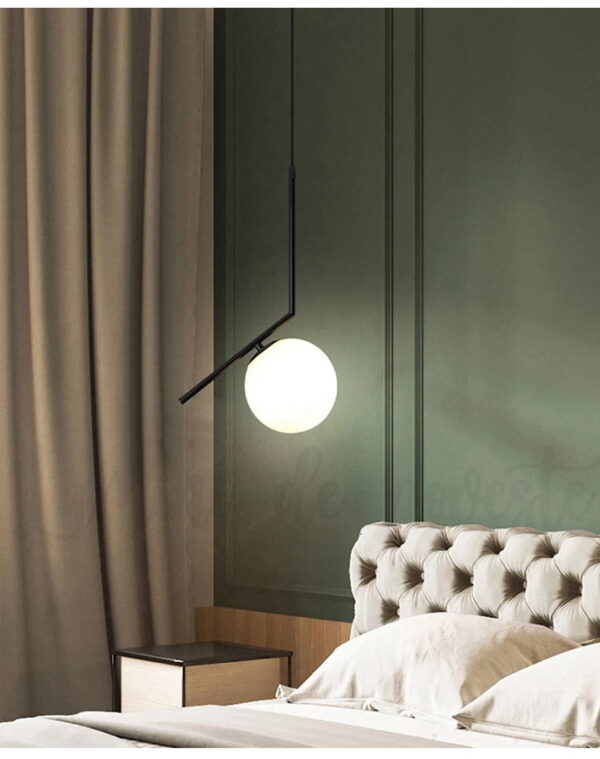 Pendul LED Moon Black